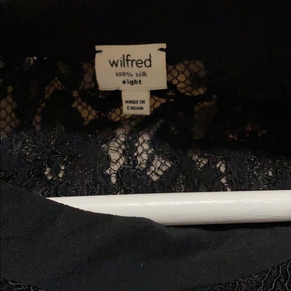 Aritzia - Wilfred little black dress lace & silk - Picture 12 of 14